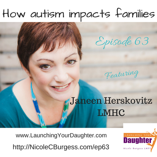 How autism impacts parents and teen girls